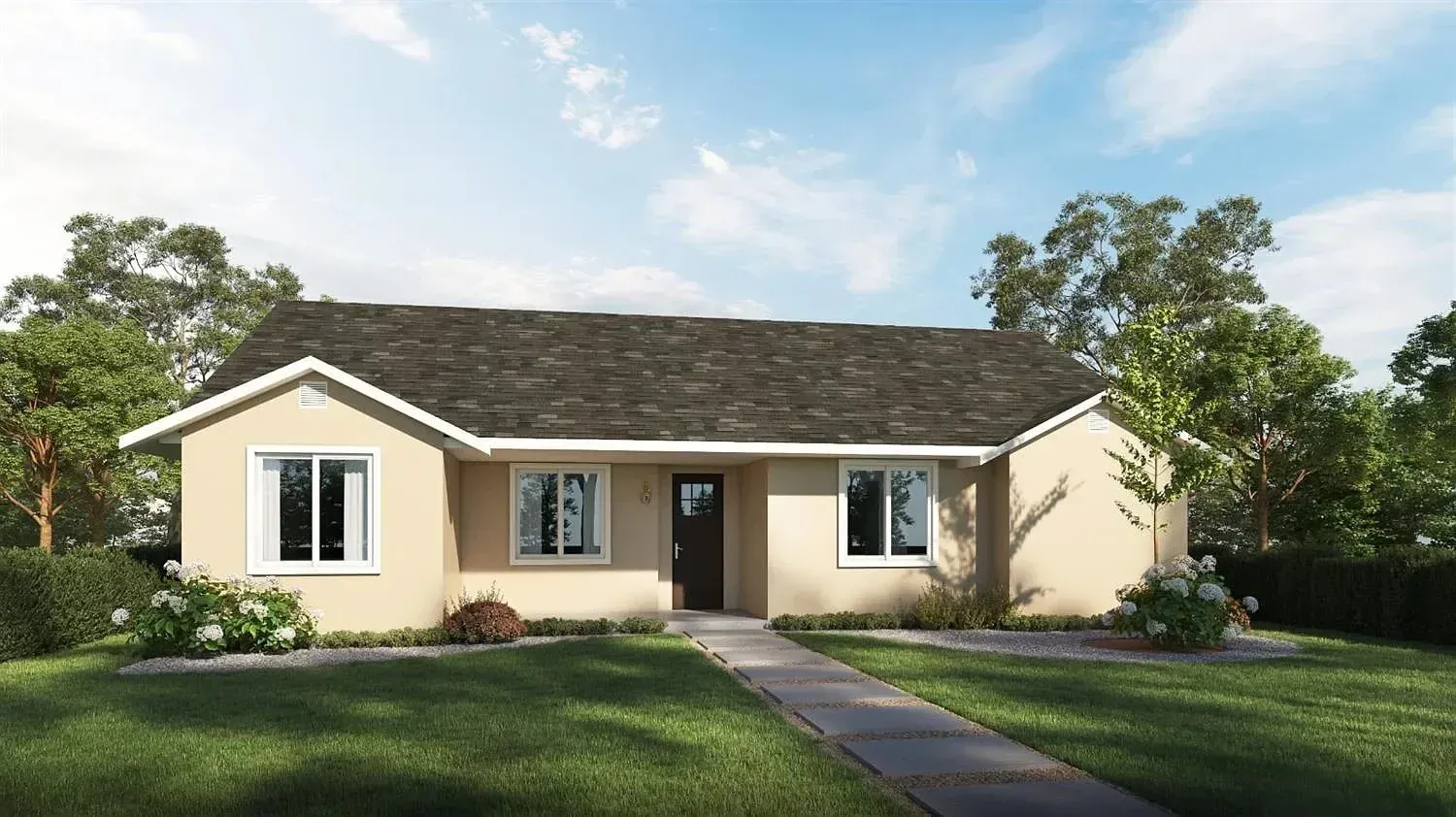 Sunrise View Residence: exterior rendering (artist rendering)