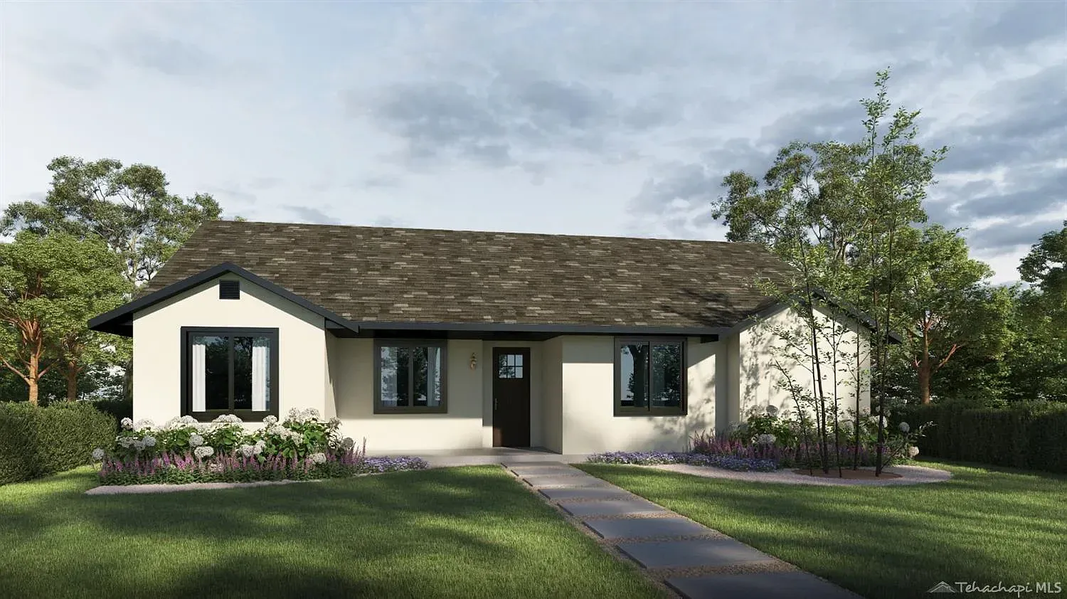 Sunrise View Residence: Exterior rendering, alternate view