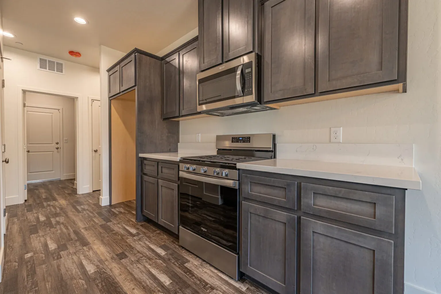 Kitchen in the Sunset Retreat model