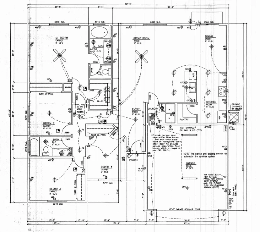 Sunrise View Residence 1,848-square-foot 4-bedroom floor plan by Aspen II Homes