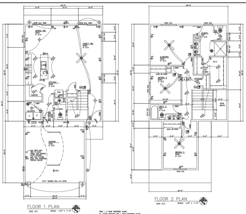 The Tranquil Abode 1,736-square-foot 3-bedroom floor plan by Aspen II Homes