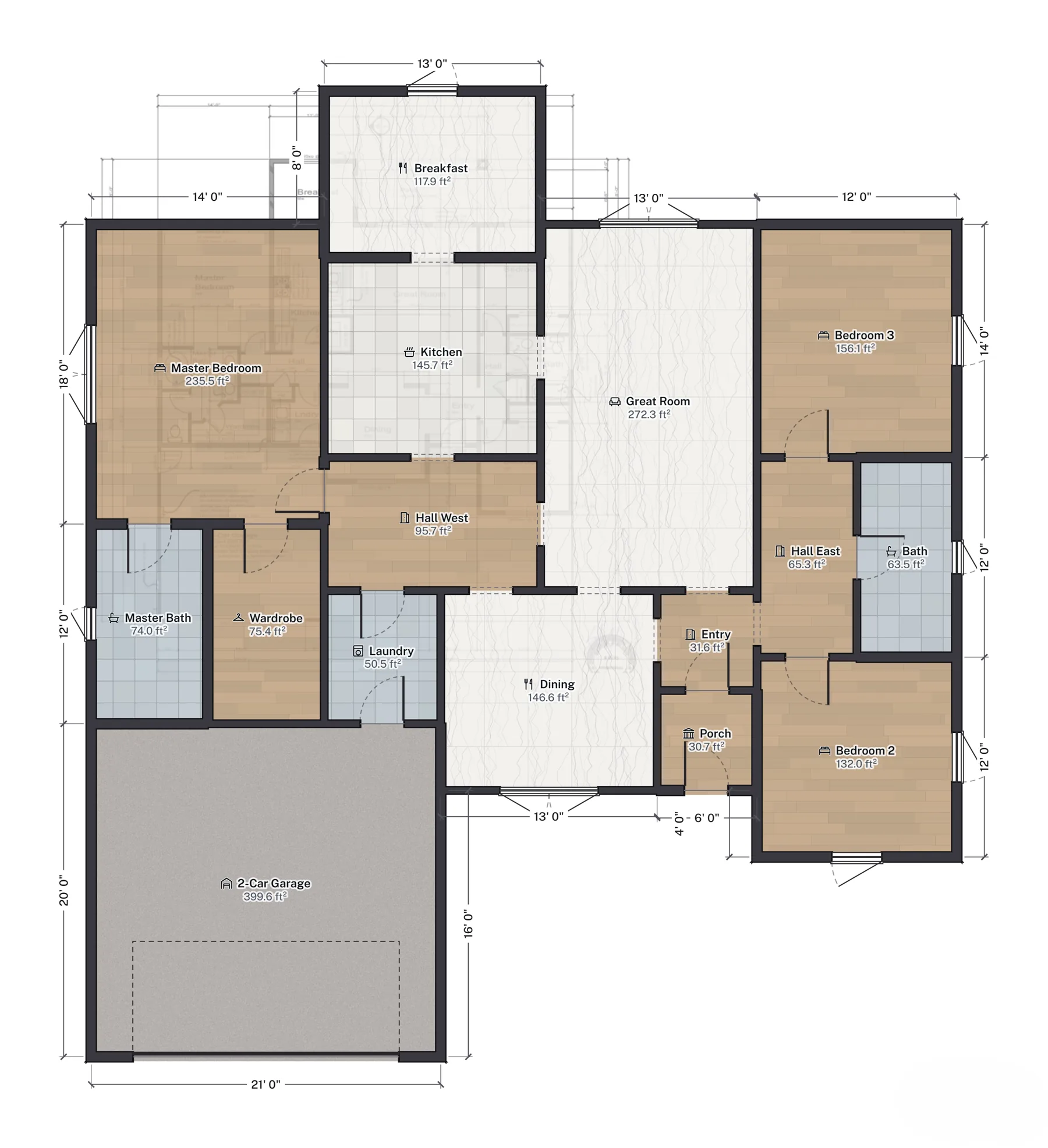Sunset Retreat floor plan