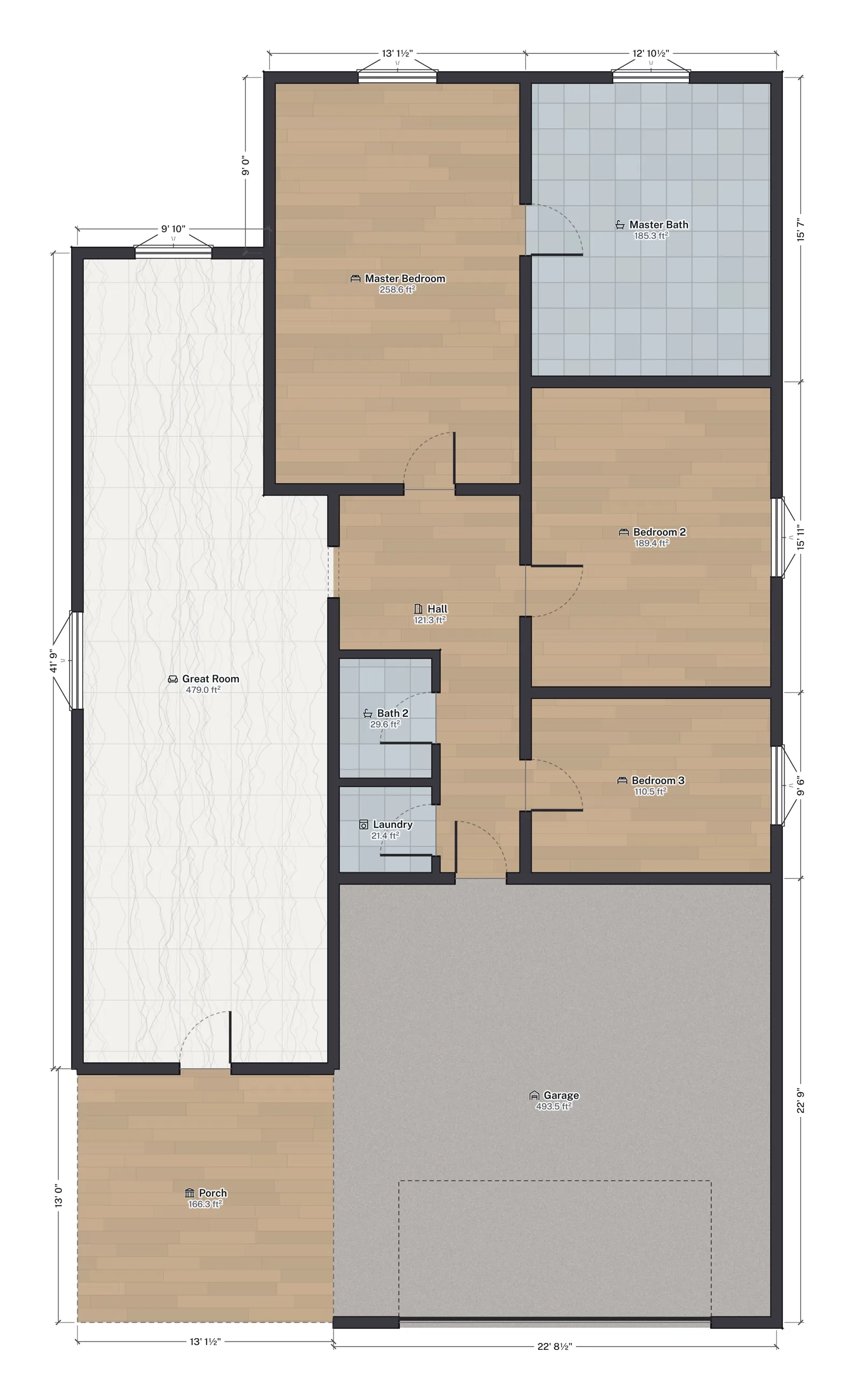 Tranquil Oasis floor plan